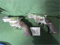 Mattel 2 Shooting Shell Snub-Nose .38 Cap Guns