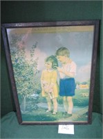 Vintage Framed Picture - American Store Co