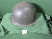 Early Steel War Helmet with Cellular Insert