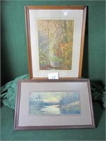 Two Framed Paintings
