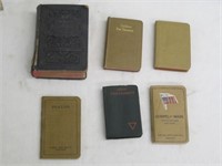 6 Vintage Smaller Bibles