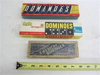 3 Boxes of Vintage Dominoes