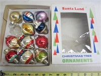 Santa Land Vintage Christmas Glass Balls