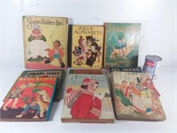 Anciens livres pour enfants, couvertures rigides