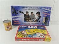 1 jeux d'échecs (4 joueurs) & ensemble de 100 jeux