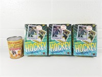 3 boites de cartes de hockey 1990-91 O-Pee-Chee