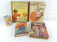 4 livres anciens dont 2 Children's Annual