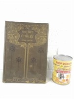 Livre "the life of Christ" de Dean Farrar, 1901