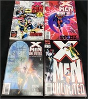 LOT OF X-MEN UNLIMITED COMICS #1,2,3,4
