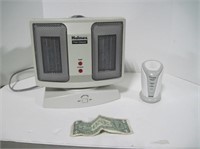 Holmes Twin Ceramic Space Heater & ION Care