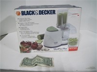 Black & Decker MiniPro Plus Food Processor NIB