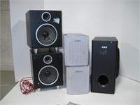 Subwoofer and 6 Speakers Works