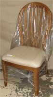 NEW Bernhardt Bent Back upholstered seat chair