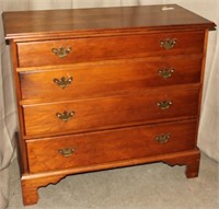 Cherry 4 drawer dresser base, 38" wide