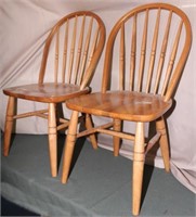 set of 4 bent back chairs