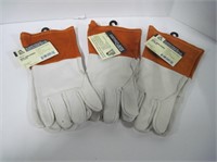 3 Pairs Mig Welding Gloves