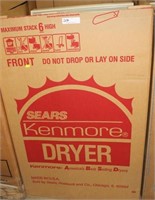 NEW Sears Kenmore elec. dryer