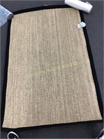 Jute With Black Lining 4’ x 6’ Rug