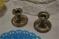 sterling candle holders