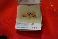 14 k gold & diamond ring
