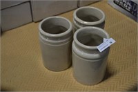 3 stone jars