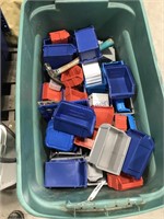 Tub of parts bins