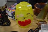 hand painted jar