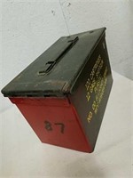 Metal ammo box