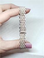 THICK STERLING SILVER BRACELET