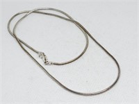 STERLING SILVER CHAIN NECKLACE