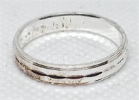 STERLING SILVER RING BAND