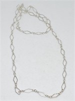 STERLING SILVER LONG NECKLACE