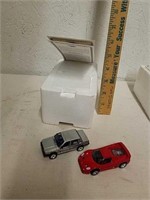 2 collectible Matchbox miniature scale cars