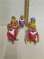 Collectible Disney Seven Dwarfs figurines