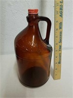 Vintage Brown glass Clorox jug