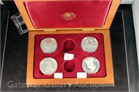 (2) Olympiad Silver Dollars-