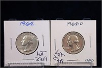 (4) Washington Quarters-