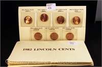 (5) Packs 1982 Lincoln Cents-