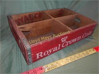 RC Cola Vintage Wood 6-Pack Crate