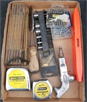 Misc Tool Lot Measuring Hardware Level & More