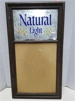 Natural Light beer bar mirror