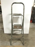 Tall aluminum metal step stool