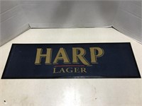 Harp Lager beer bar rubber backed mat