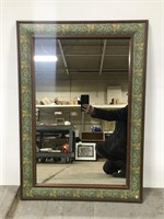 Stanley Monarch wood & leaf mirror