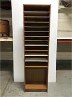 Tall shelf w/ added shelves