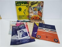 Vintage sheet music collection