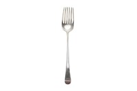 Georgian English silver serving fork