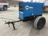 Miller Big Blue 251D Welder On Trailer