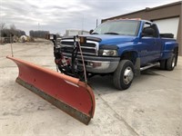 1999 Dodge Ram 3500 HD QUAD Truck, Plow & Salt