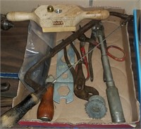 Mixed Lot Of Tools Saw Pliers & More